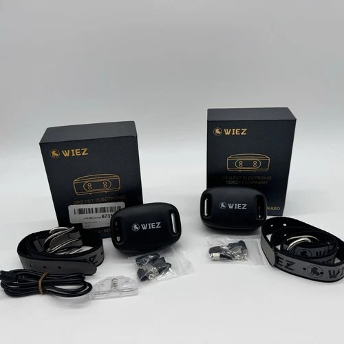 Lot Of 2 WIEZ GPS Electric Wireless Dog Fence Collar D010 - photo 2