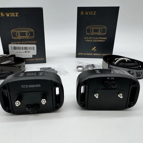 Lot Of 2 WIEZ GPS Electric Wireless Dog Fence Collar D010 - photo 3