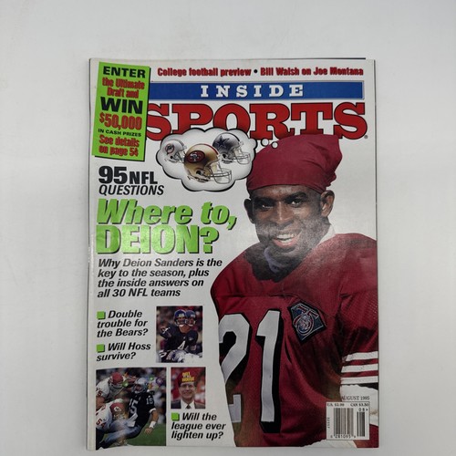 Inside Sports August 1995 Deion Sanders