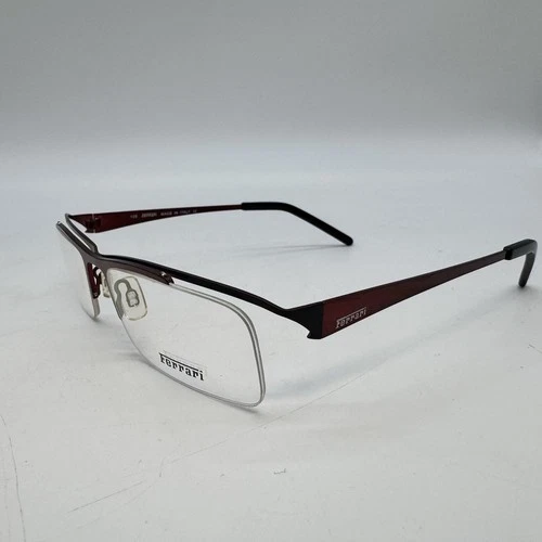 Ferrari 1203 C5 Burgundy Eyeglasses Frames 53mm 18mm 145mm