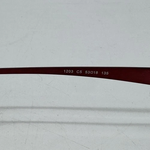 Ferrari 1203 C5 Burgundy Eyeglasses Frames 53mm 18mm 145mm - photo 4