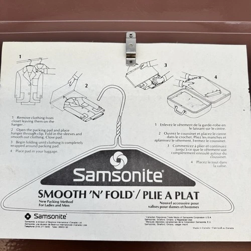 Vintage Samsonite Smooth ’N’ Fold Packing Pad - photo 3