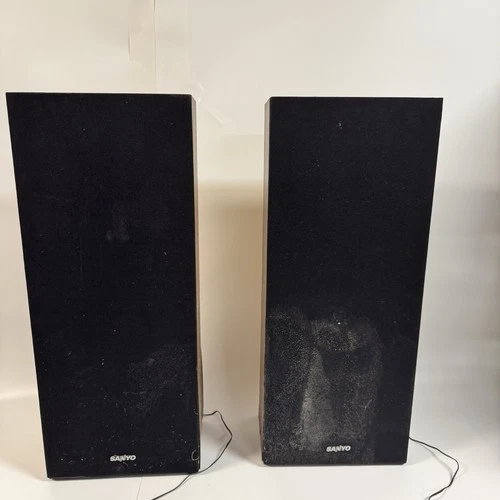 Vintage Sanyo AD-838 Speakers Tested Working