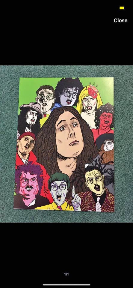 Weird Al Worship full colour Digital Print