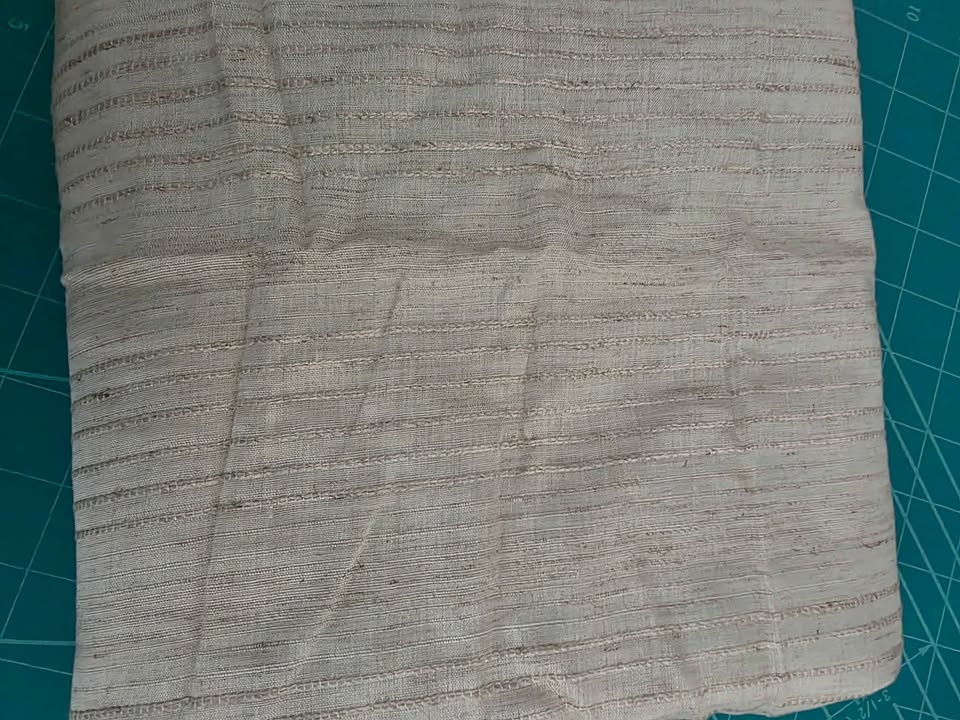 1.5 Meters Striped Linen Look Fabric - photo 2