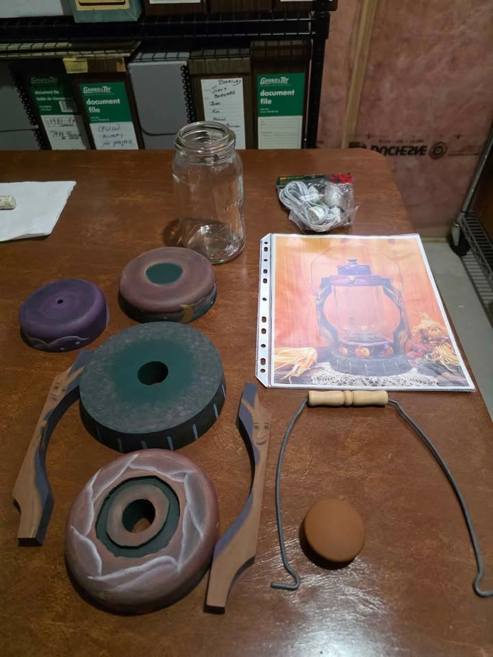 Folk Artist's Halloween Mason Jar Lantern Project - photo 3