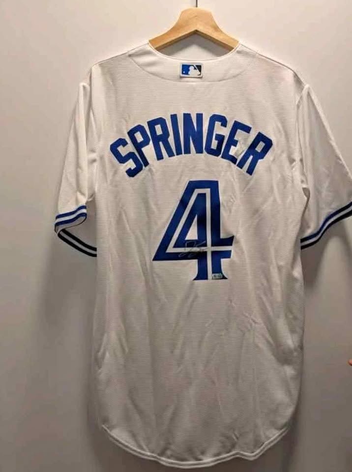 George Springer Signed Jersey