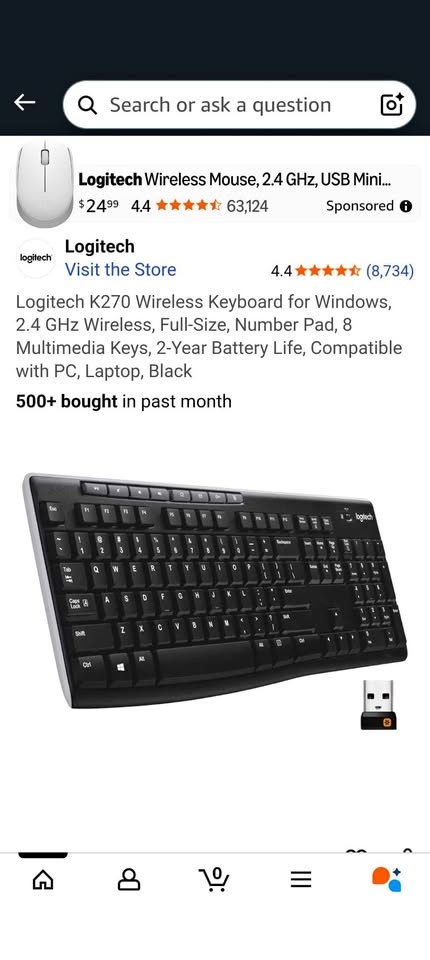 Logitech Wireless Keyboard