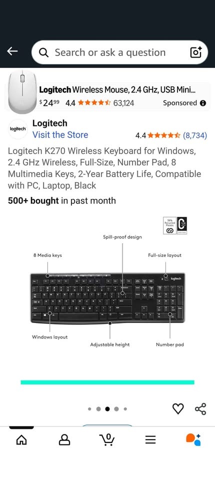 Logitech Wireless Keyboard - photo 5