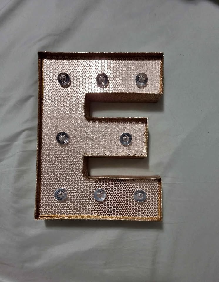 LED Block Letter E