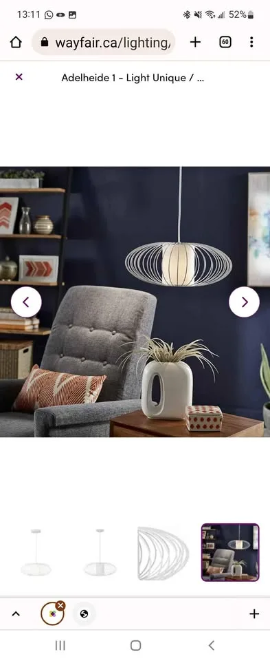 Light fixture Unique / Statement Geometric Pendant thumbnail