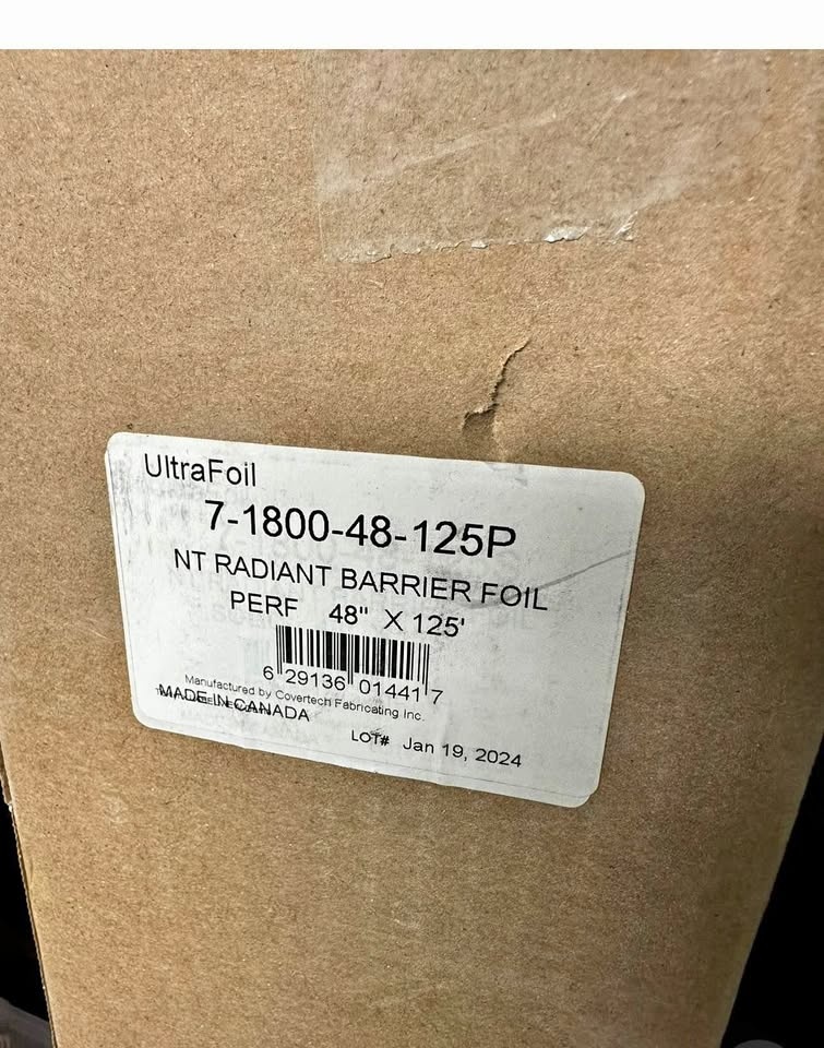 1800 UltraFoil - NT RADIANT BARRIER FOIL