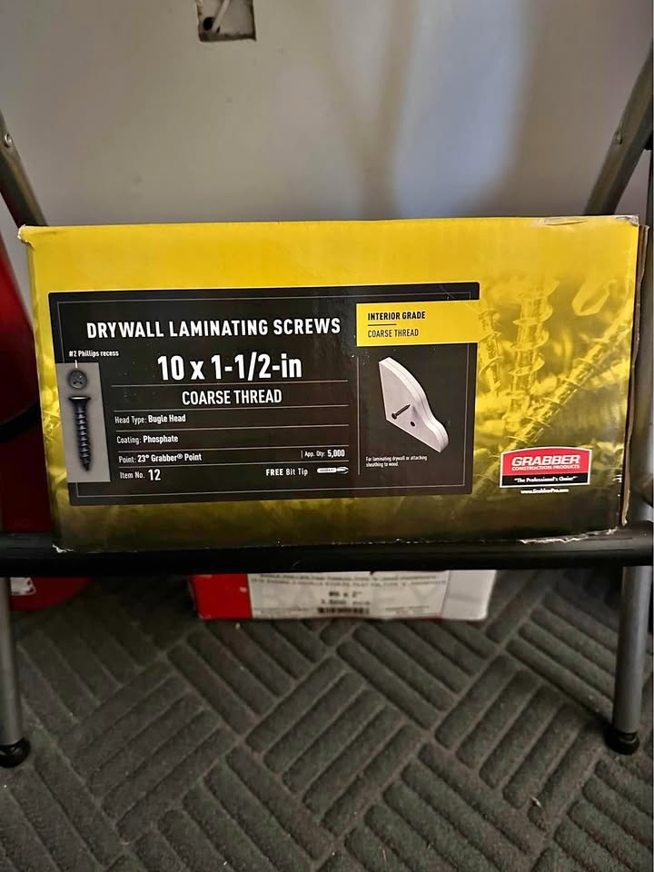 DRYWALL LAMINATING SCREWS #2 Phillips 10 x 1-1/2-in