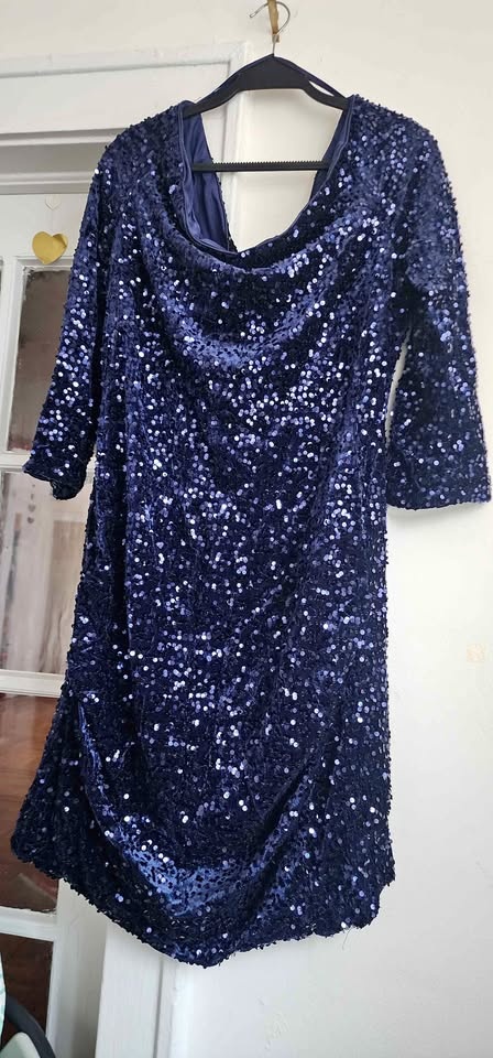 Bloomchic sequin off the shoulder dress