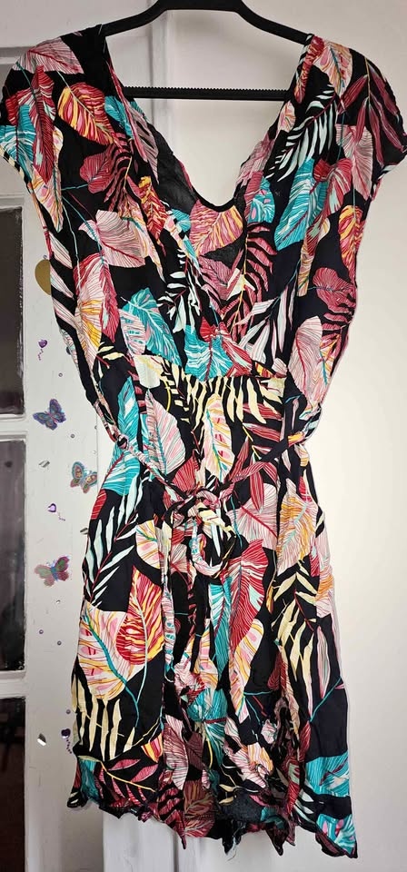 Shein tropical print Romper