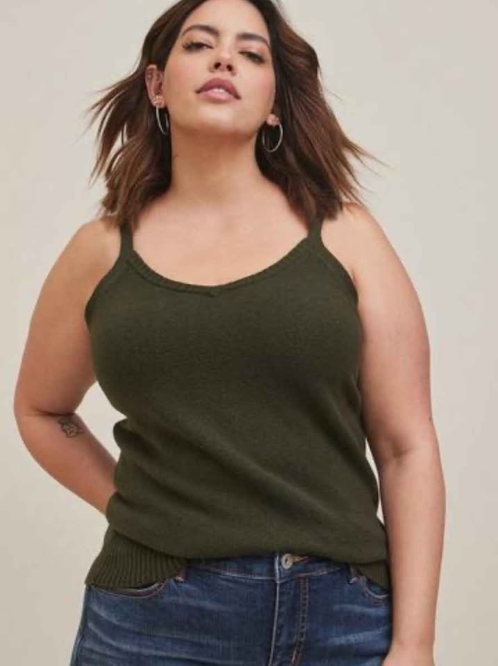 Torrid plush cami sweater - photo 2
