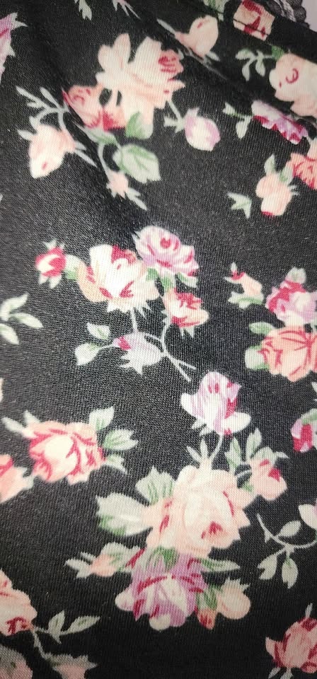 Shein flower print cropped top - photo 2
