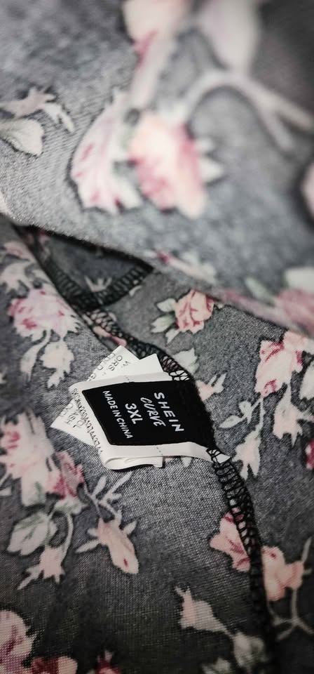 Shein flower print cropped top - photo 3