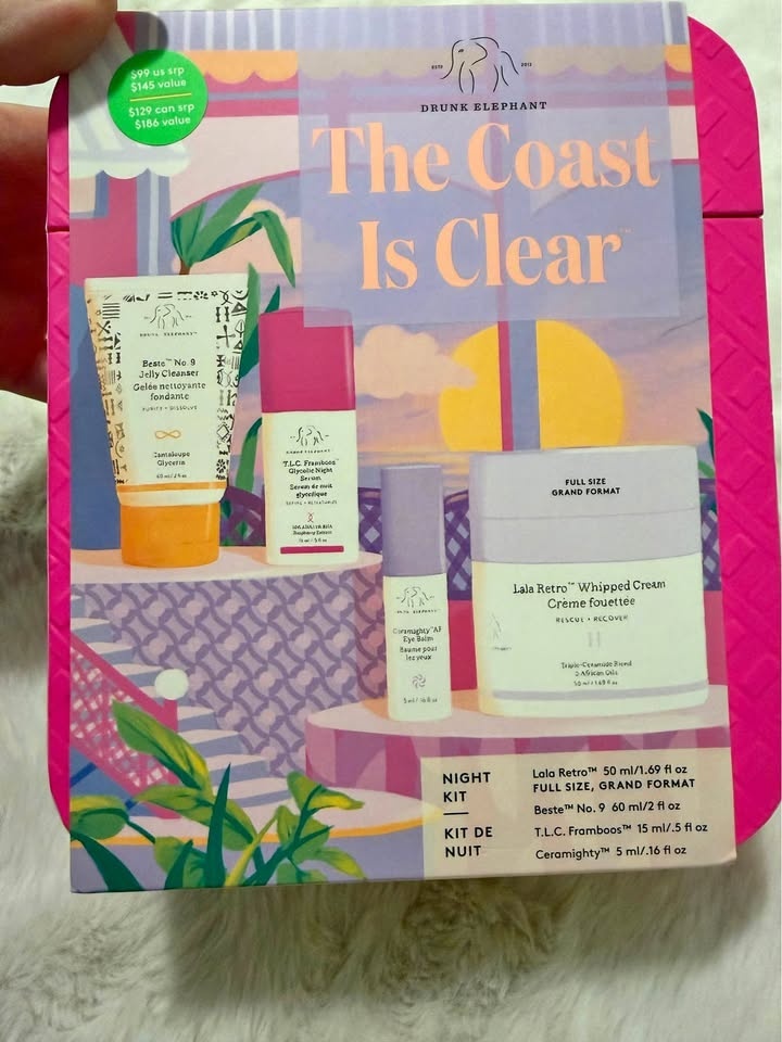Drunk Elephant The Coast Is Clear Night Kit