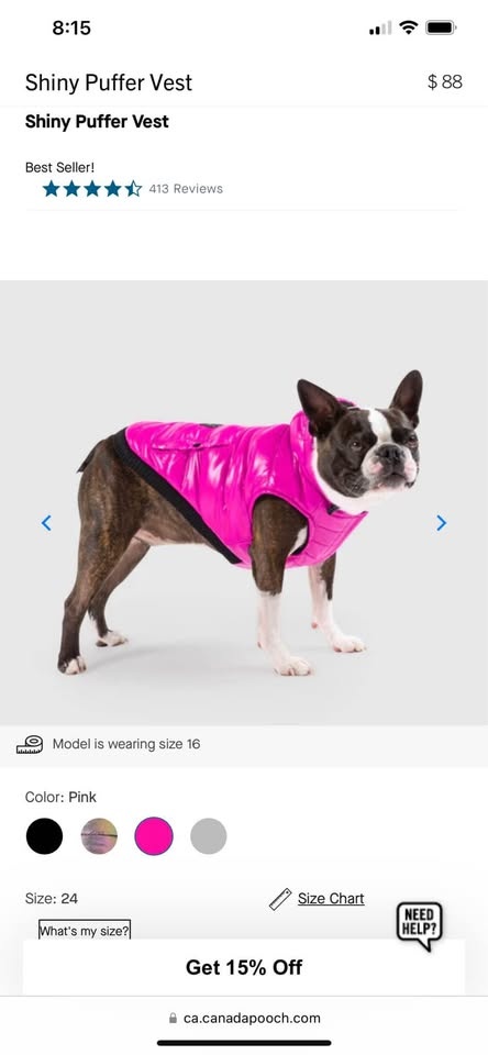 Canada Pooch Dog Puffer Coat - photo 4