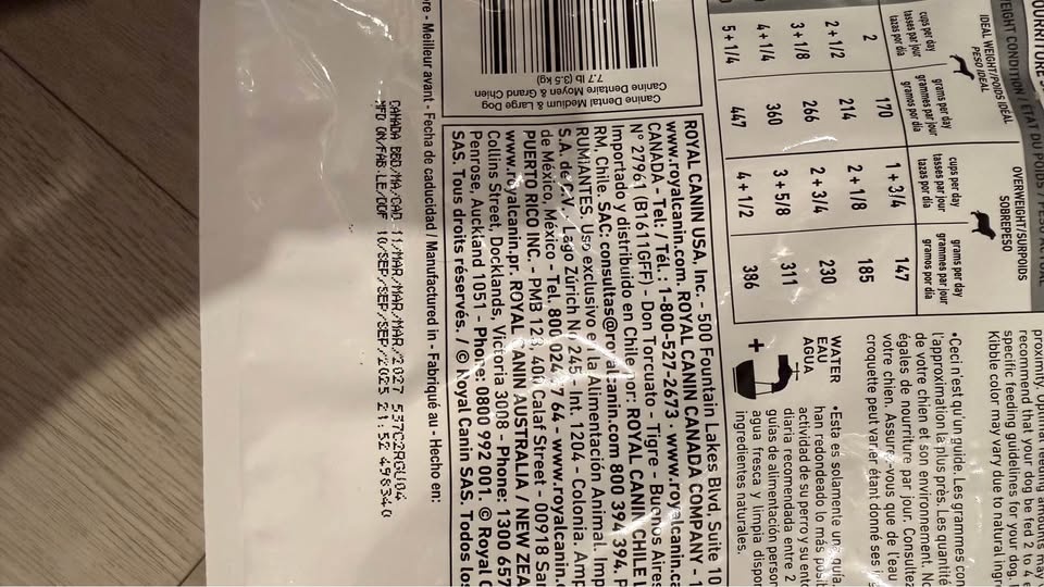 Royal Canin Veterinary Diet Dental Dog Food 3.5 kg - photo 2