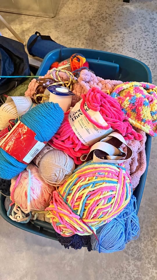 Huge Lot of Knitting & Crochet Supplies for Sale