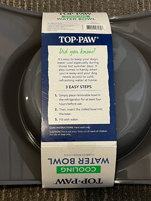 Dog water bowl, cooling option - photo 3