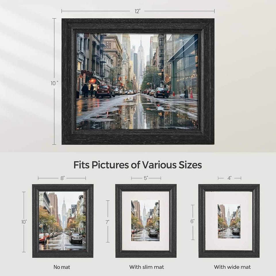 SONGMICS 8x10 Picture Frames – Set of 3 | New in Box - photo 2