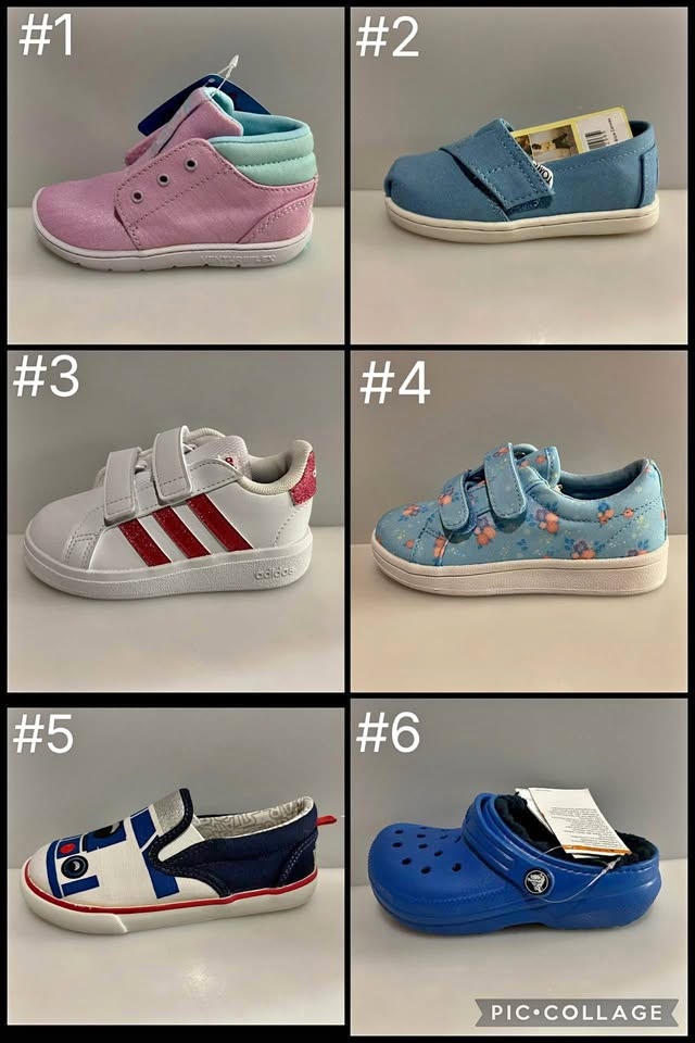 New Kids Toddler Shoes, Never Worn - $25 Each