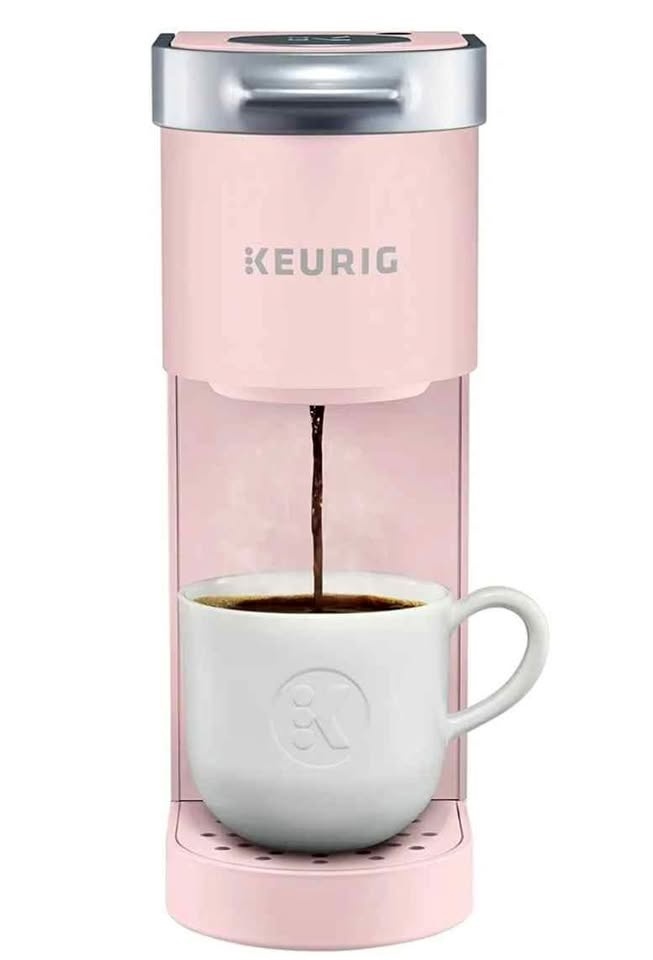 Keurig K-Mini Single Serve K-Cup Pod Coffee Maker, Dusty Rose