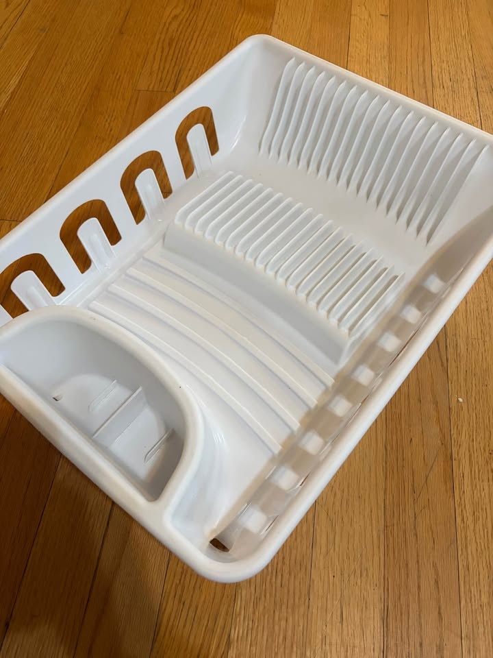 Brightroom Freestanding Polypropylene Dish Drying Rack in white - photo 2