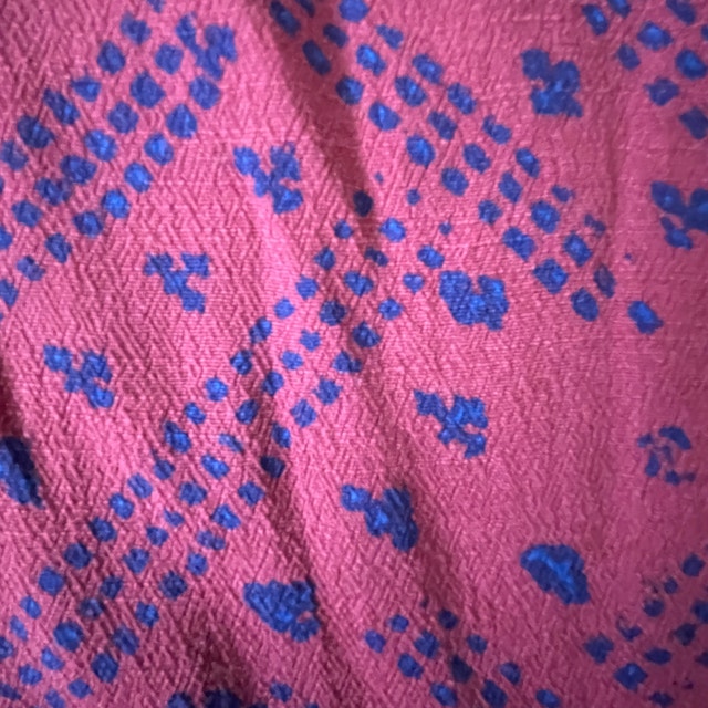 Free People Pink and Blue Cut Out Look Through Tank Top-Medium - photo 4