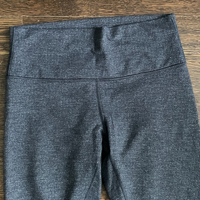 NEW Lululemon Heathered Black/Gray Leggings - Size 10 - photo 3
