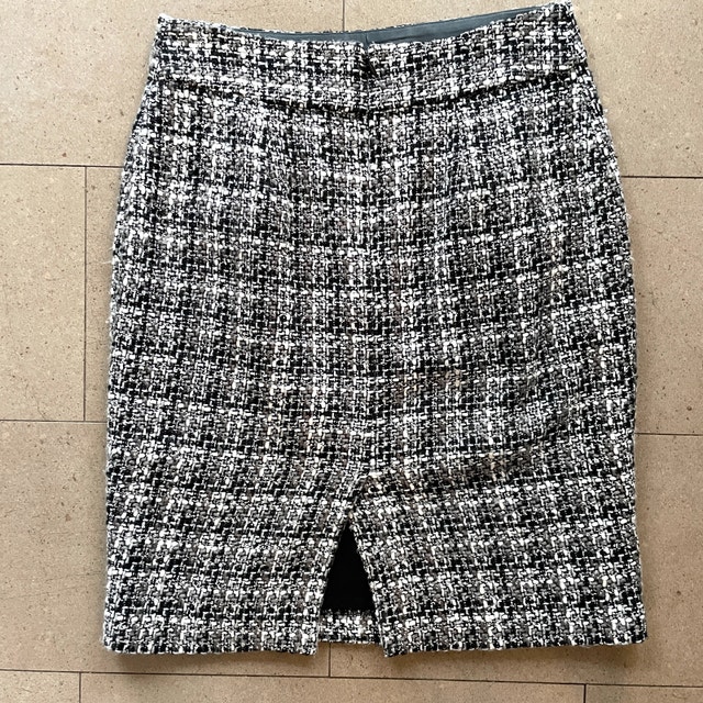Banana Republic Bouclé Pencil Skirt Sz 2 Petit - photo 3