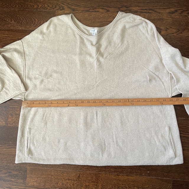Pure J Jill Kimono Pullover Sweater Cashmere/Cotton-XL - photo 2