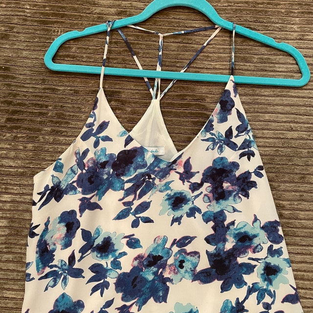 Charlie Jade 100% Silk flowy dress with halter top - Size XS - photo 2