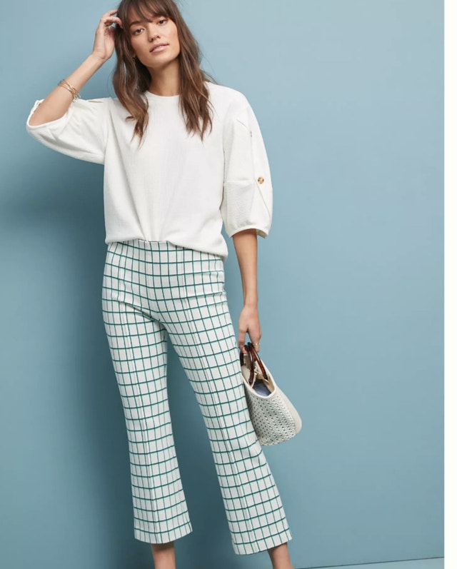 Anthropologie Crop Flare Pant /XS