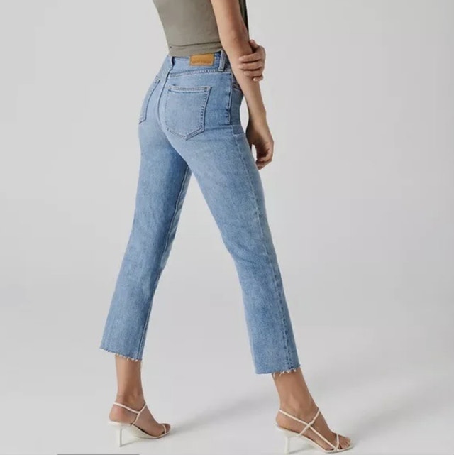 Denim Forum Aritzia Arlo High Rise Button Fly Raw jeans-Size 31 - photo 5