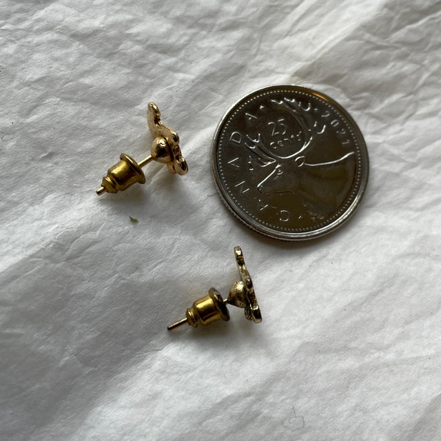 Vintage Mickey Mouse stud earrings for pierced ears - photo 4