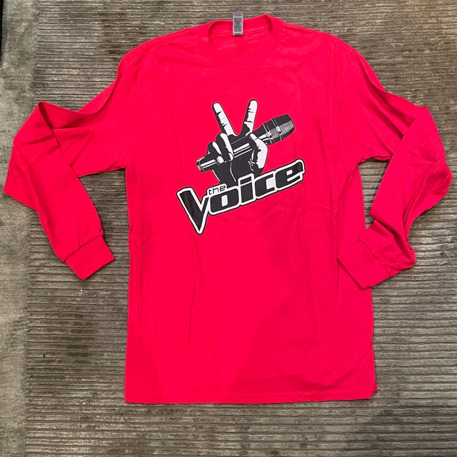 The Voice NEW Red Long sleeved T-shirts-Size M & L - photo 2
