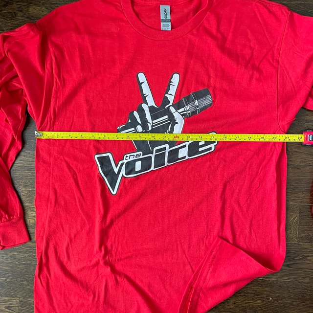 The Voice NEW Red Long sleeved T-shirts-Size M & L - photo 5