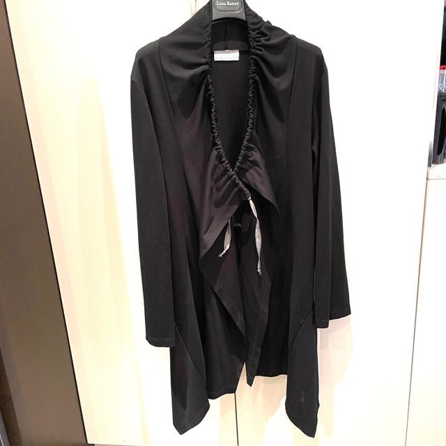 Bryn Walker Black Kai Waterfall Jacket Cardigan - Size Large/XL - photo 4