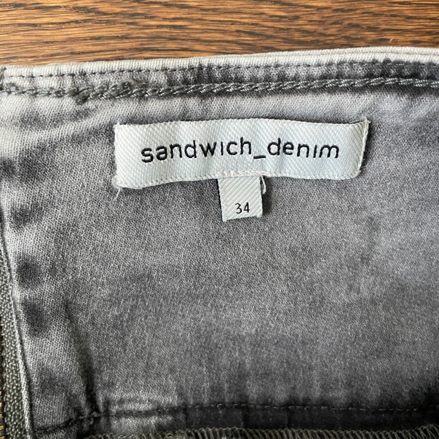 Sandwich Amsterdam Stretch Denim Pencil Skirt-Exposed Zipper-6 - photo 3