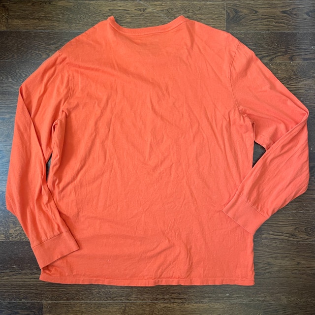 Men's Polo Ralph Lauren Orange Long Sleeve Crew Neck Jersey-XL - photo 3