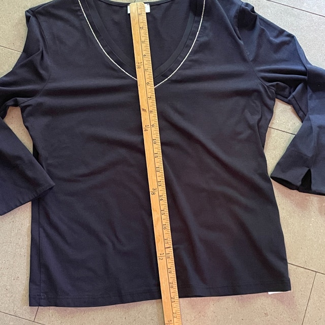 Gerry Weber Woman's Vneck jersey top - Size 8 - photo 4