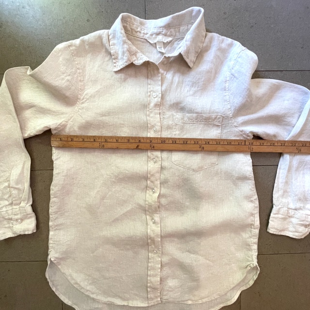 H&M Light oatmeal Linen Shirt - XS - photo 4