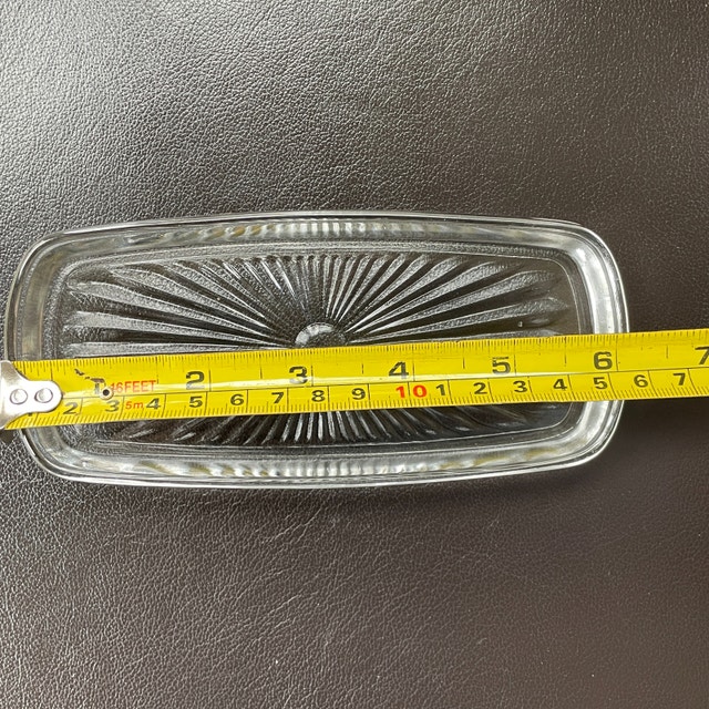 Vintage 70s Metal 3 piece butter dish - photo 5