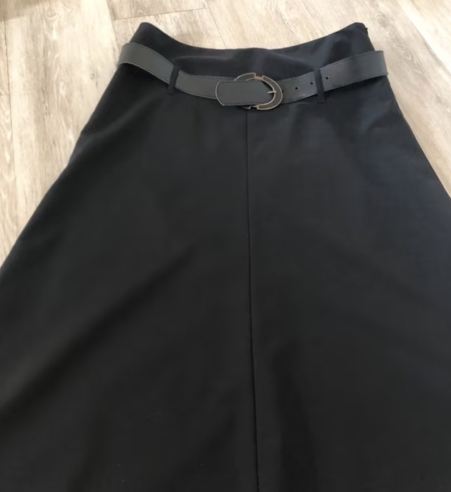 Stunning Gardeur Black A-line Skirt with Belt loops-Size 8 - photo 2