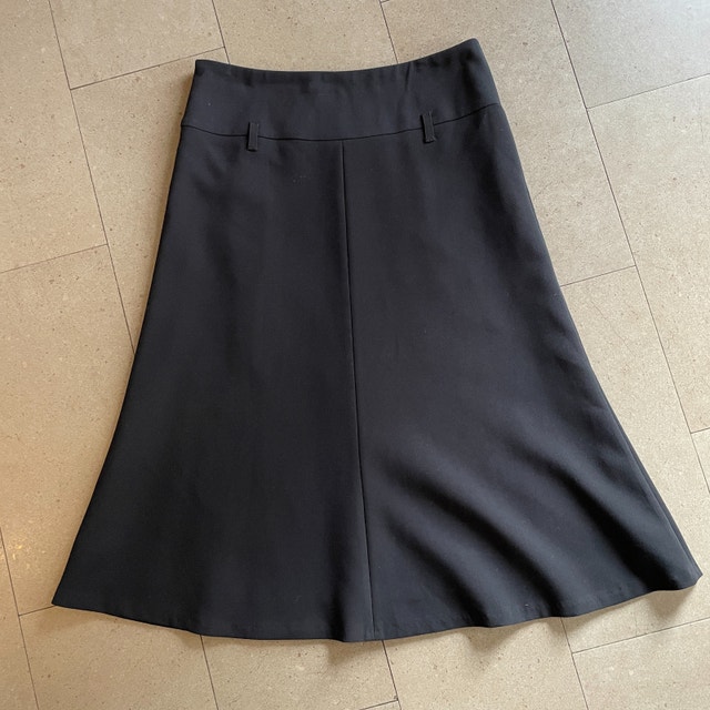 Stunning Gardeur Black A-line Skirt with Belt loops-Size 8 - photo 3