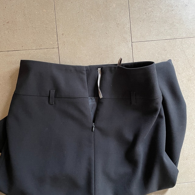 Stunning Gardeur Black A-line Skirt with Belt loops-Size 8 - photo 4